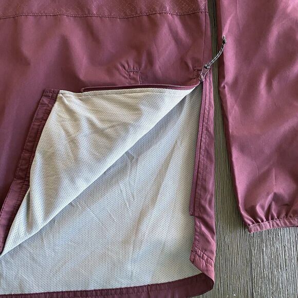 Mens Holloway Burgundy Windbreaker  1/4 Zip Pull‎ Over Jacket Size XS - Picture 8 of 11